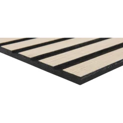 Akustiikkalevy Fibrotech Light acoustic, 9x605x2500mm, vaalea tammi, 5kpl/pkt