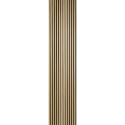 Akustiikkalevy Fibrotech Quanti, 18x520x2440mm, vaalea tammi puuviilu