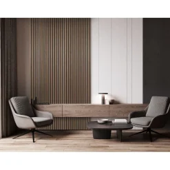 Akustiikkalevy Fibrotech Quanti, 18x520x2440mm, eri värejä puuviilupinnalla
