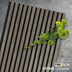 Akustiikkalevy Fibrotech Stone 244, 18x520x2440mm, concrete stone