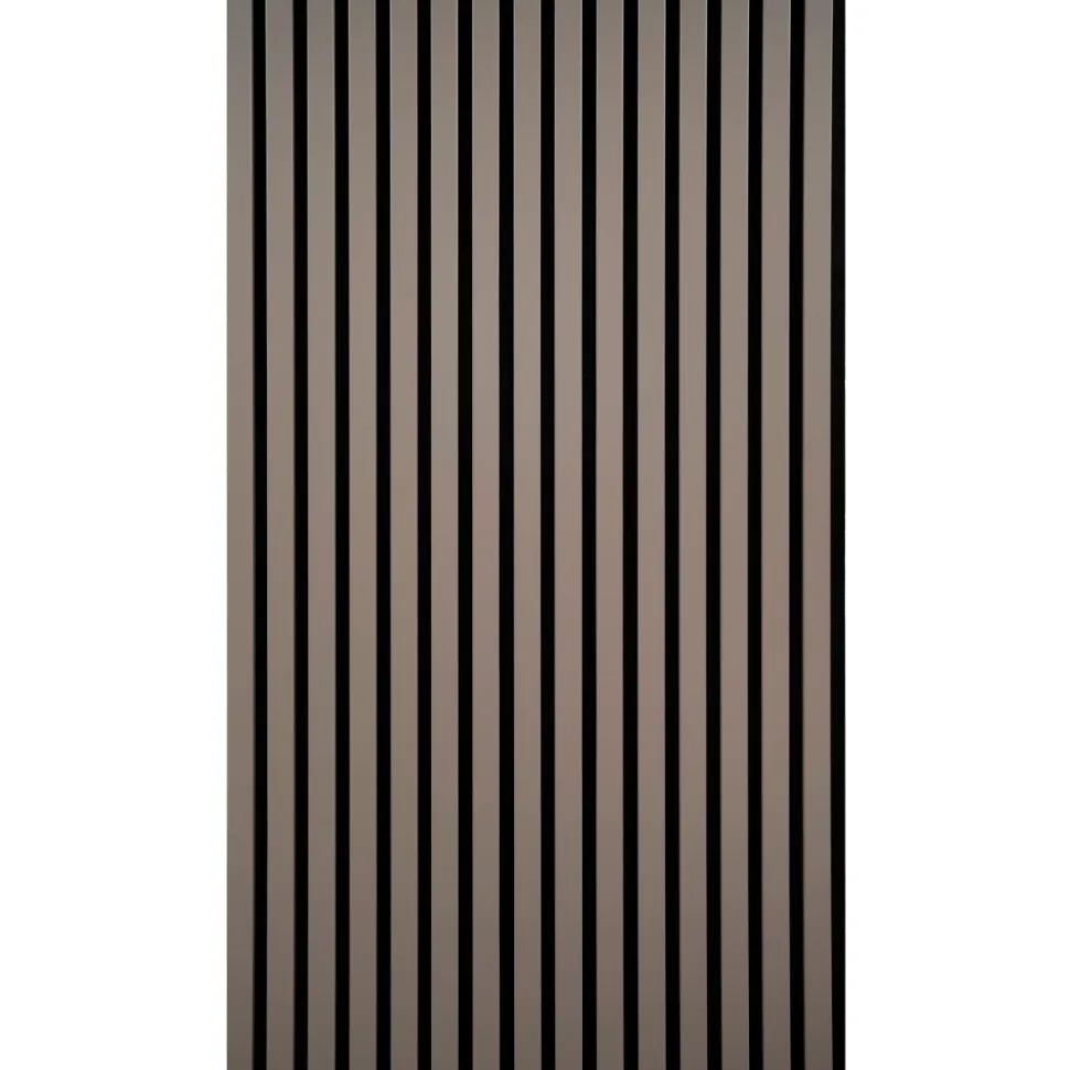 Akustiikkalevy Fog&Venø By Venø, 20x600x2400mm, mdf, hiekanvärinen, musta huopa