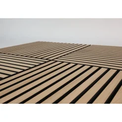 Akustiikkalevy Fog&Venø By Venø, 20x600x600mm, mdf, tammi, musta huopa, 2kpl