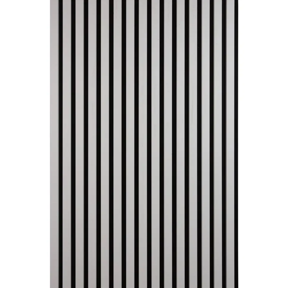 Akustiikkalevy Fog&Venø By Venø, 20x600x2400mm, mdf, vaaleanharmaa, musta huopa