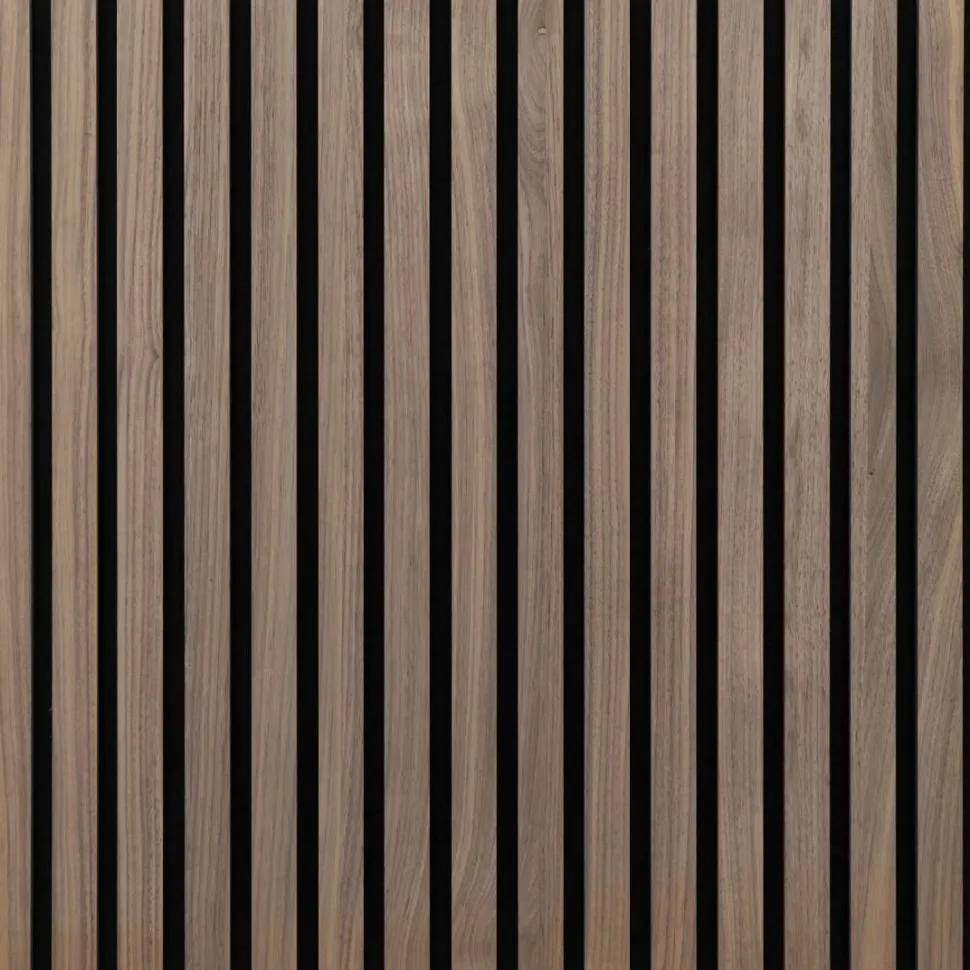 Akustiikkalevy Fog&Venø By Venø, 20x600x600mm, mdf, pähkinä, musta huopa, 2kpl