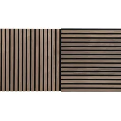 Akustiikkalevy Fog&Venø By Venø, 20x600x600mm, mdf, pähkinä, musta huopa, 2kpl