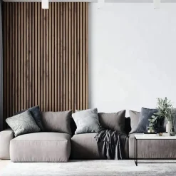 Akustiikkalevy Evella V40L, 21x600x2800mm, harmaa tammi, puuviilupintainen