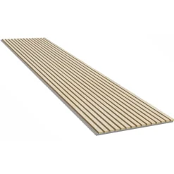 Akustiikkalevy Evella V27, 21x600x2400mm, valkotammi, puuviilupintainen
