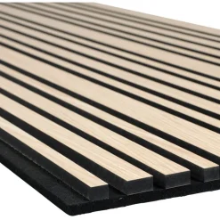 Akustiikkalevy Fibrotech Premium Signatur, 22x305x3000mm, vaalea tammi puuviilu