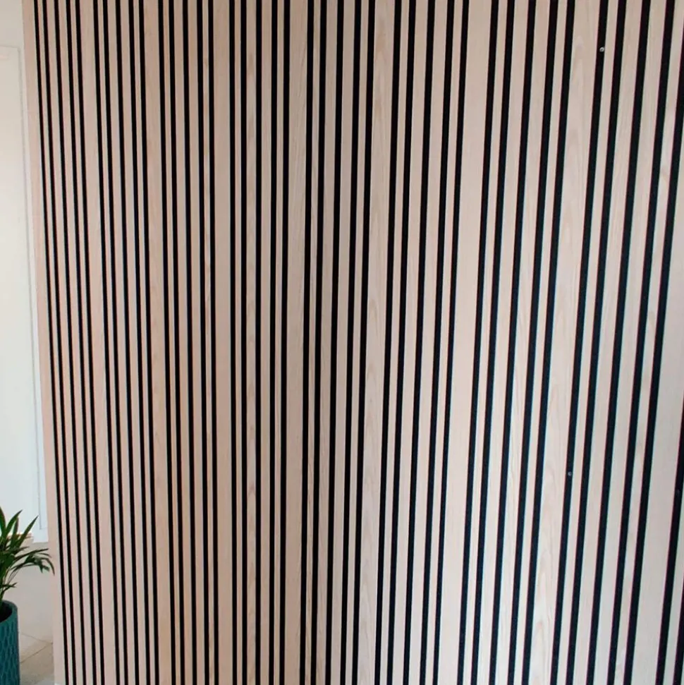 Akustiikkalevy Fibrotech Premium Signatur, 22x305x3000mm, vaalea tammi puuviilu