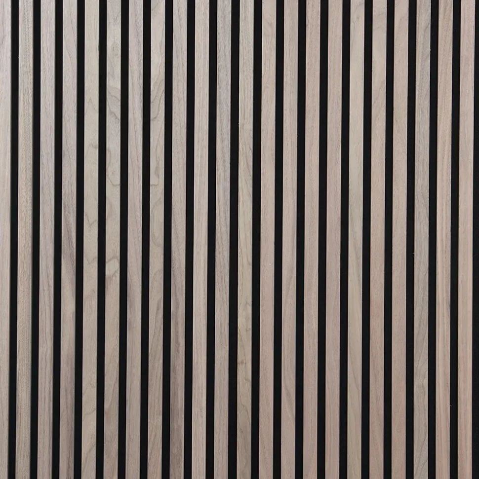 Akustiikkalevy Fibrotech Premium, 22x605x2440mm, pähkinä puuviilu