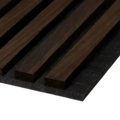 Akustiikkalevy Fibrotech Premium, 22x605x2440mm, savutammi puuviilu