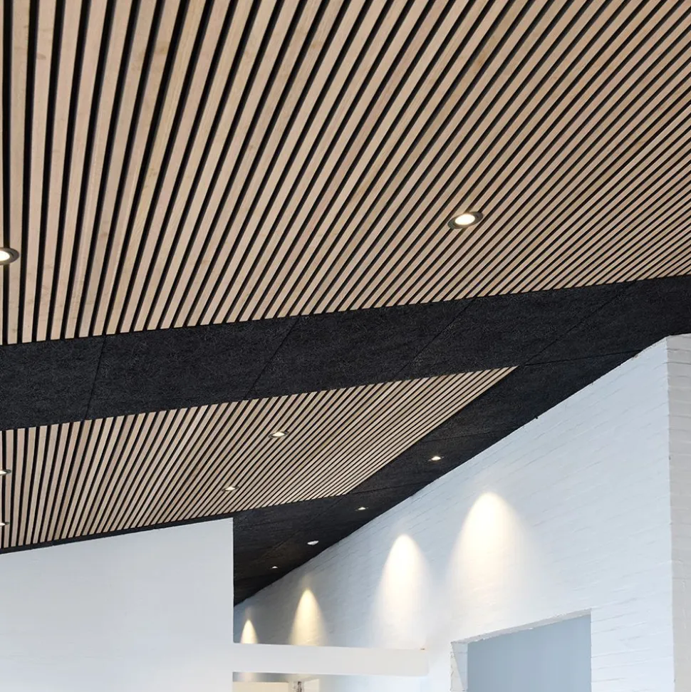 Akustiikkalevy Fibrotech Premium, 22x605x2440mm, vaalea tammi puuviilu