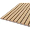 Akustiikkalevy Fibrotech Quanti, 18x520x2440mm, vaalea tammi puuviilu, harmaa pohja