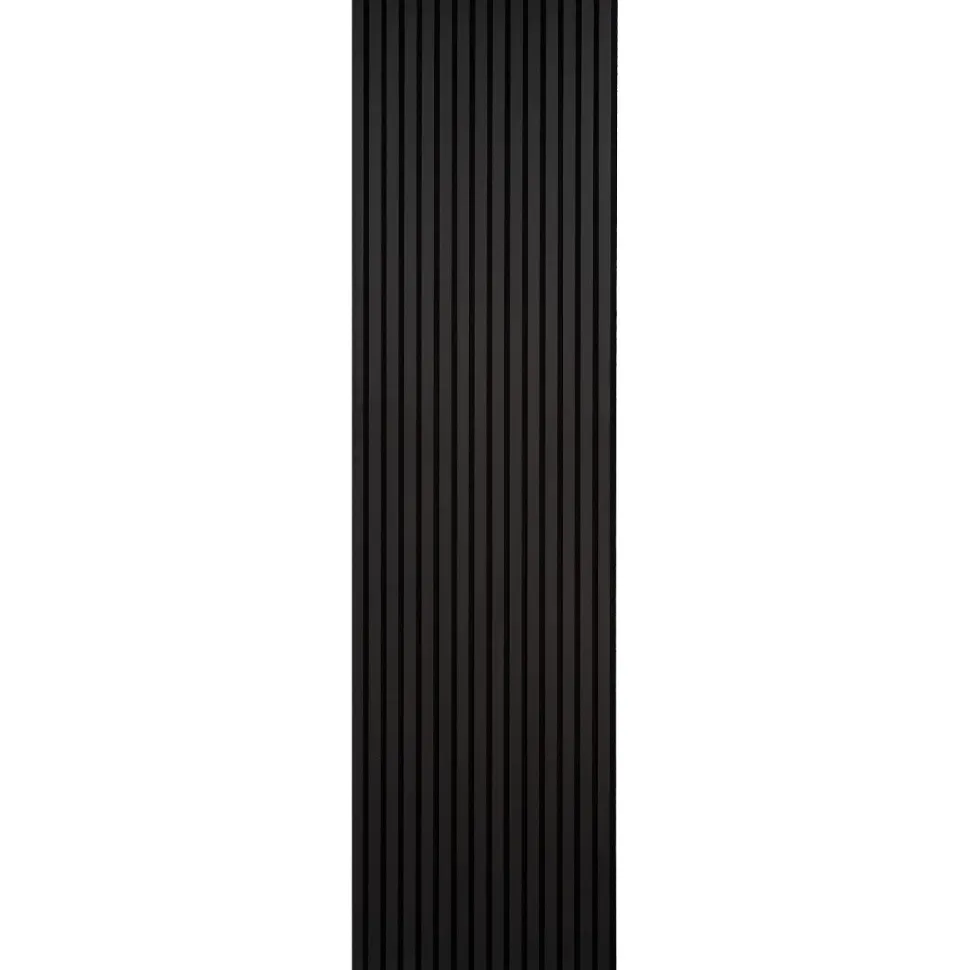 Akustiikkalevy Fog&Venø By Venø, 18x600x2400mm, RAW mdf, musta rima, musta huopa