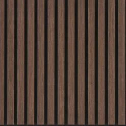 Akustiikkalevy House Nordic, 520x520x22mm, rimapaneeli, tummanruskea