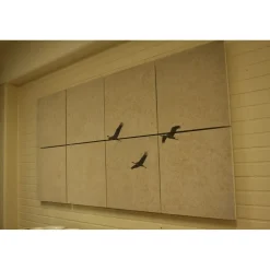 Akustiikkataulu Yeseco Quiet 320x160 cm kollaasi 8 kpl 80x80 cm eri kuvia (myös omalla kuvalla)