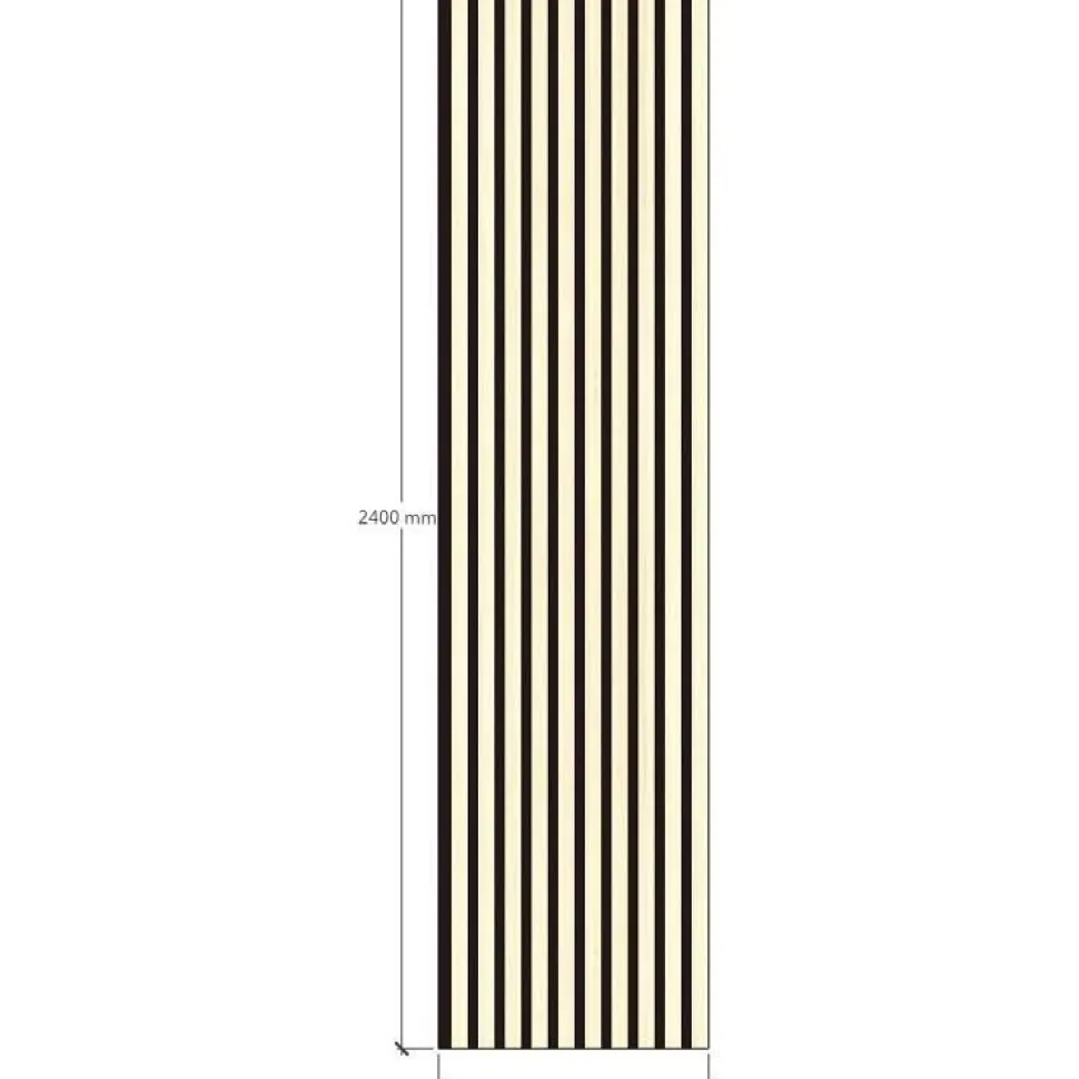 Akustinen levy Evella MEL40 21x600x2400 mm vaahtera