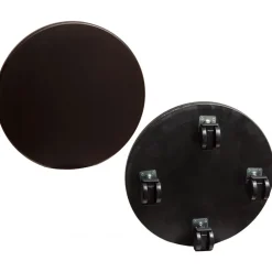Alusta pyörillä Pinetta 36cm musta mäntyä