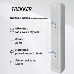Asekaappi Trekker 3 aseelle AS300 V3 valkoinen