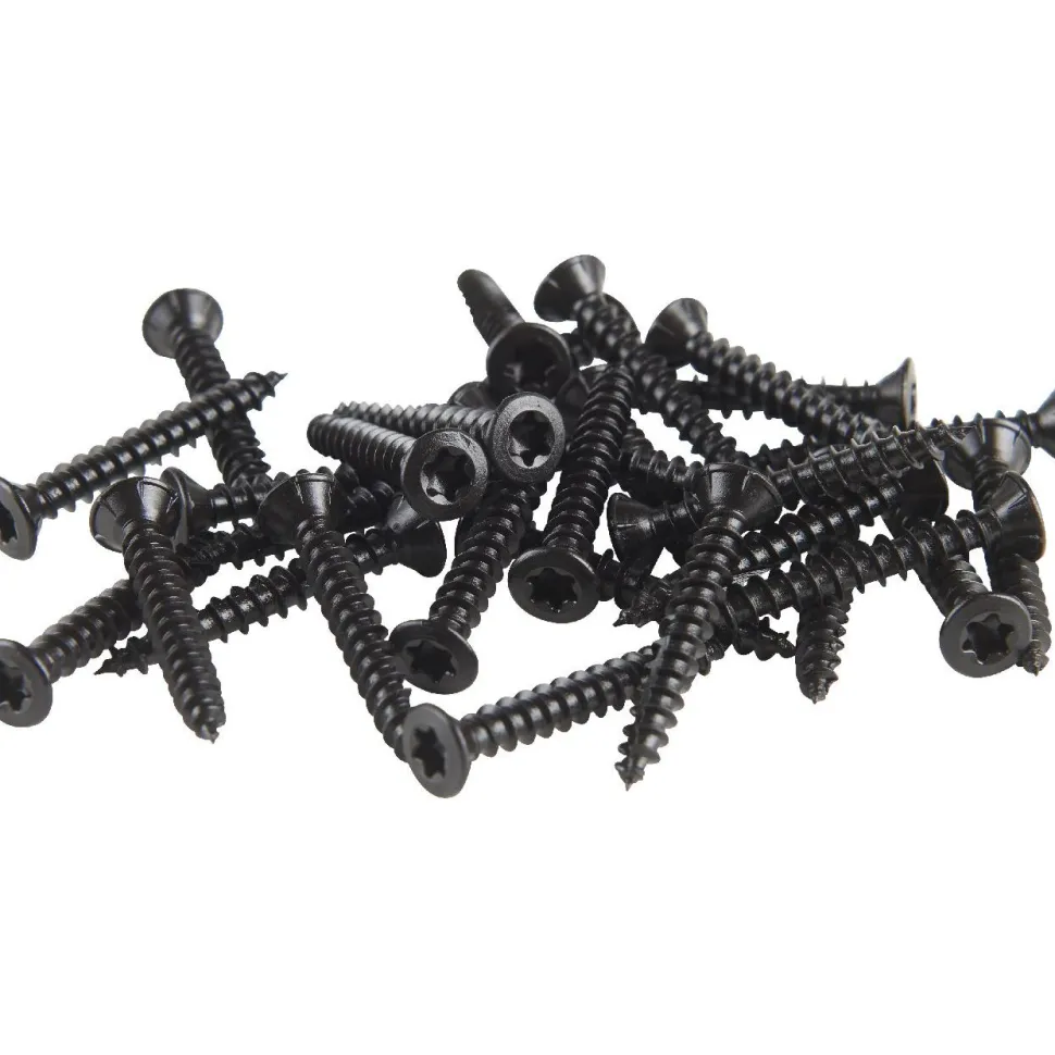 Asennusruuvit Fibrotech akustiikkarimalevyille, 4.2x30mm, musta, 100kpl