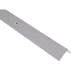 Askelkulmalista Maler uritettu 25x20x2000mm alumiini ruuvi valkoinen maalattu