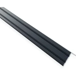 Askelkulmalista Maler uritettu 25x20x2000mm alumiini tarra musta anodisoitu