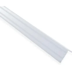 Askelkulmalista Maler uritettu 25x20x2000mm alumiini tarra valkoinen maalattu