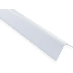 Askelkulmalista Maler uritettu 35x35x2000mm alumiini tarra valkoinen maalattu