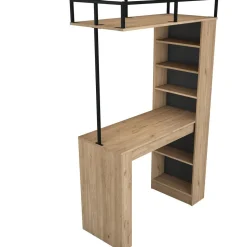 Baaripöytä Linento Furniture JA117 - 3173 saksanpähkinä/musta
