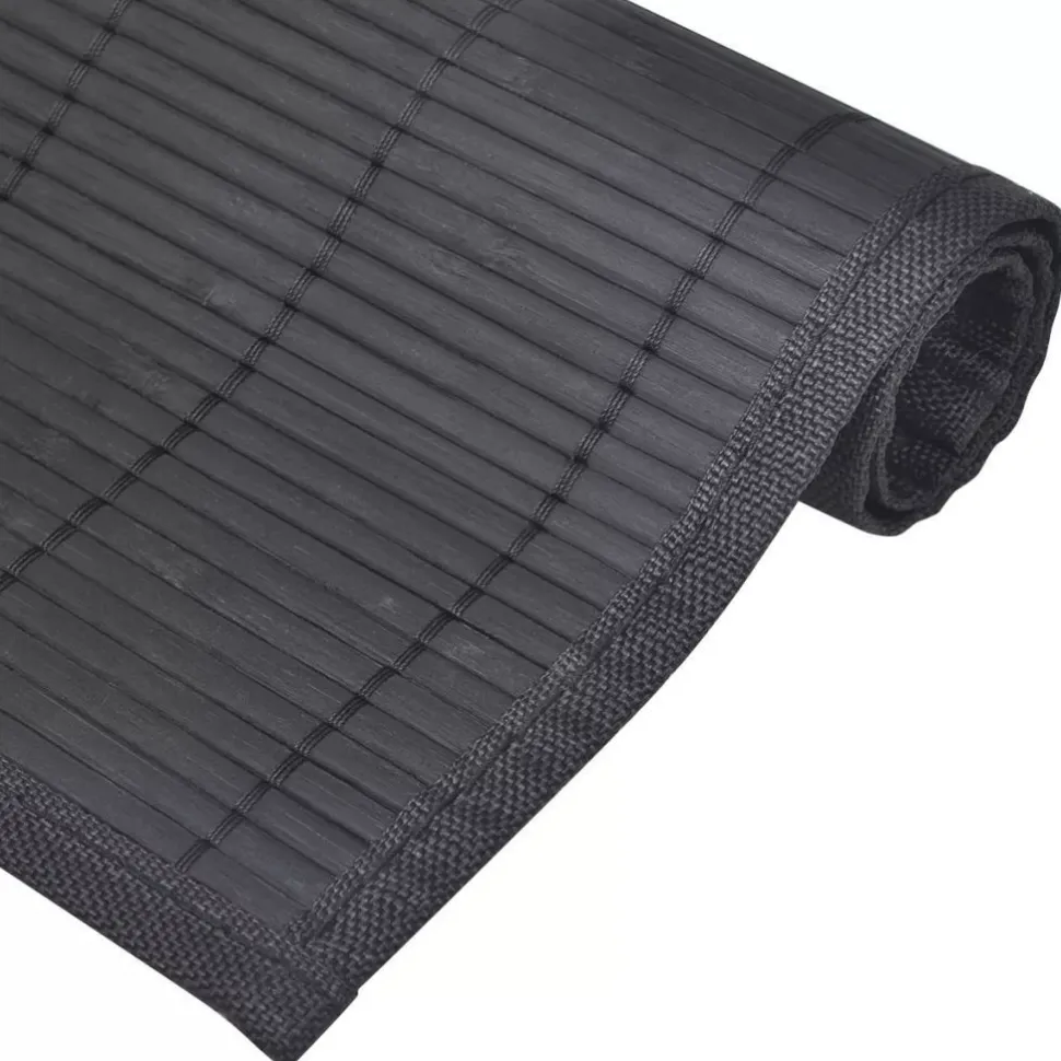 Bambu tabletti 6 kpl 30 x 45 cm musta