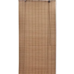 Bambu rullaverhot 2 kpl 80 x 160 cm ruskea