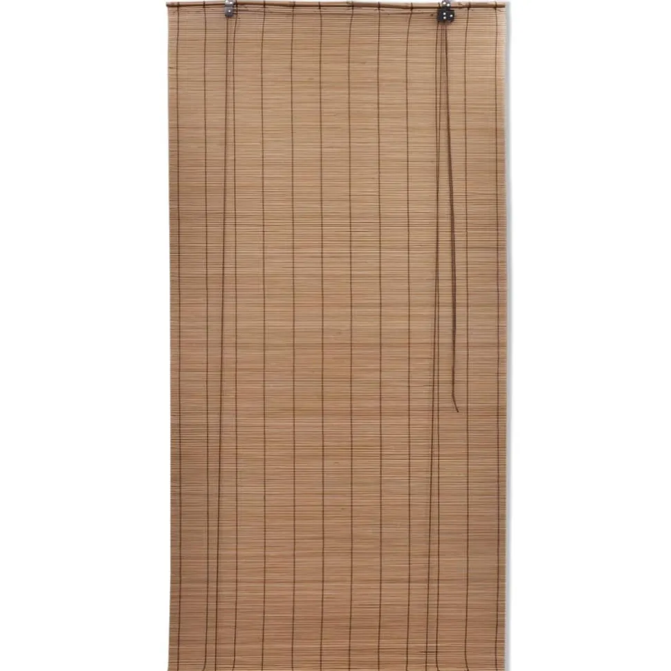 Bambu rullaverhot 2kpl 120 x 220 cm ruskea
