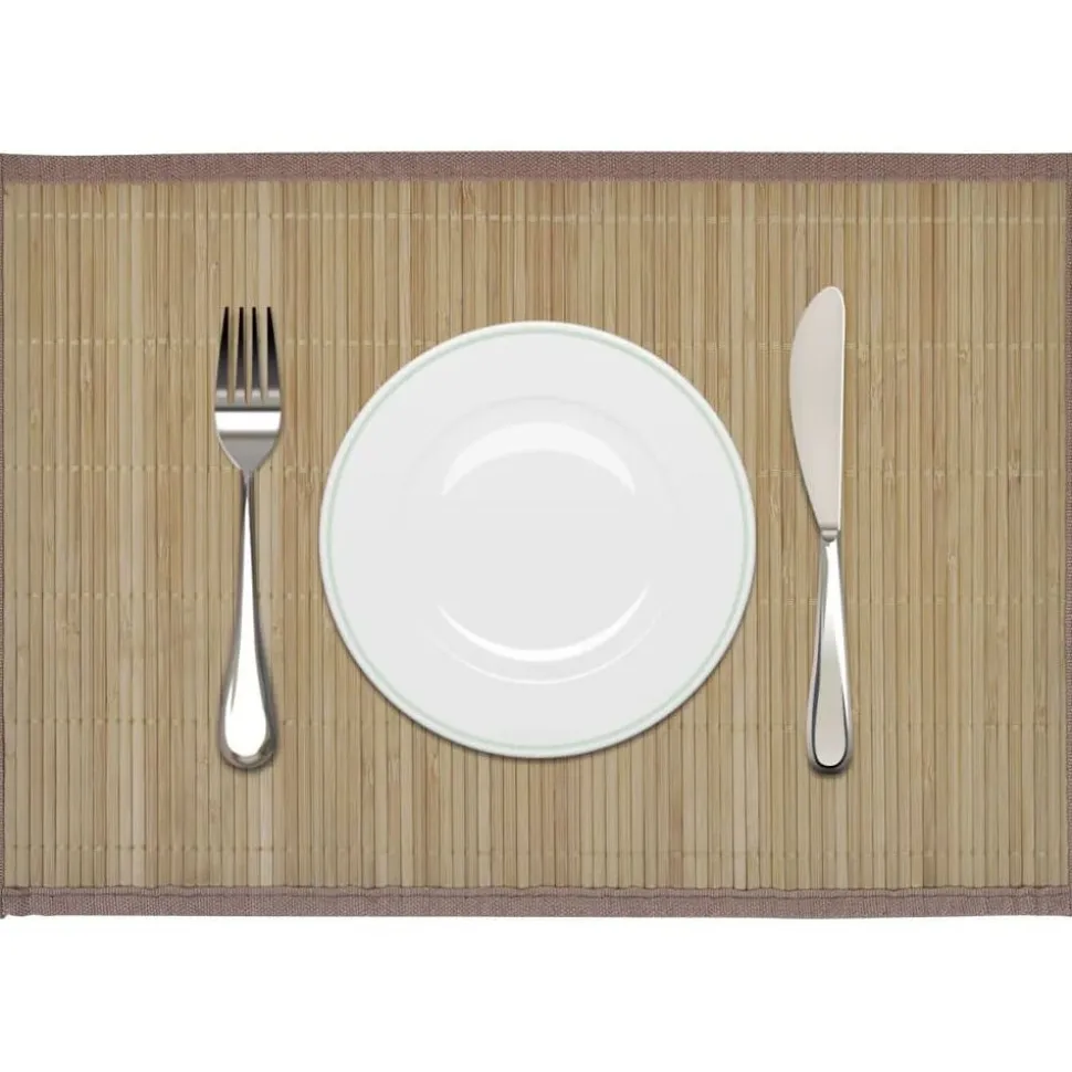 Bambu tabletti 6 kpl 30 x 45 cm ruskea