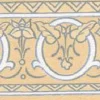 Boordi Paintpart Mormorstid 4838-3, ornamentti, keltainen
