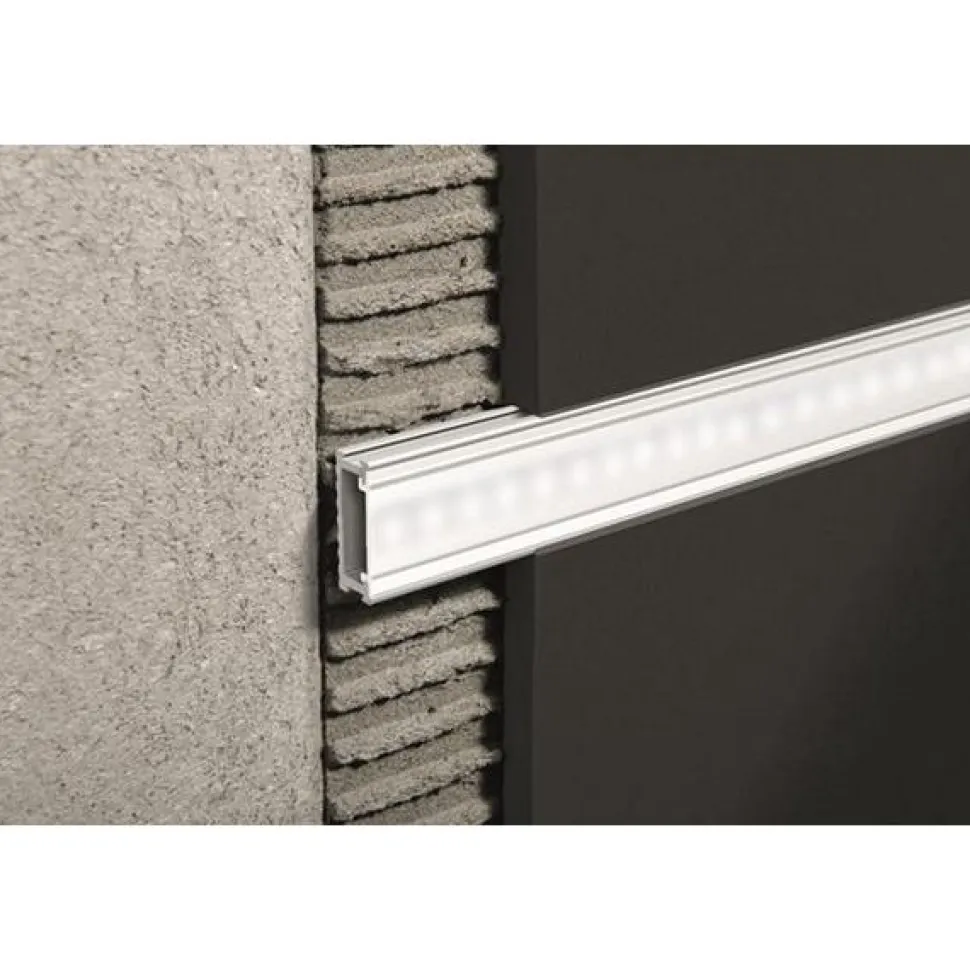 Boordi Progress Profiles Prolistell LED 2,7m 20mm anodisoitu hopea