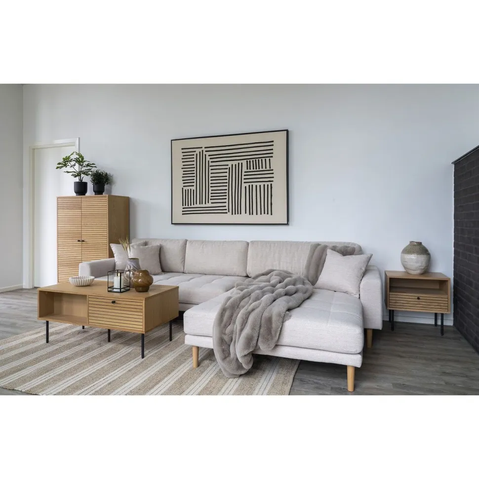 Canvastaulu House Nordic Lipari No.1, 100x140cm, musta/beige