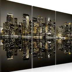 Canvas-taulu Artgeist Golden New York, eri kokoja
