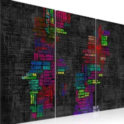 Canvas-taulu Artgeist Ruotsin kaupungit, 3-osainen, eri kokoja