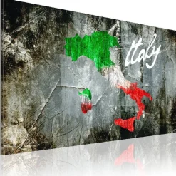 Canvas-taulu Artgeist Taiteellinen Italian kartta, eri kokoja