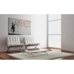 Canvas-taulu Artgeist Wallpaper graffiti - Banksy, 40x60cm