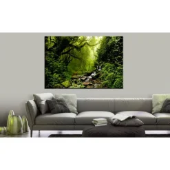Canvas-taulu Artgeist Waterfall in the Forest, eri kokoja