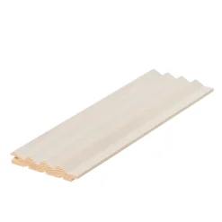 Dyyni-paneeli Cent 15x90x3300mm, mänty, valkolakattu