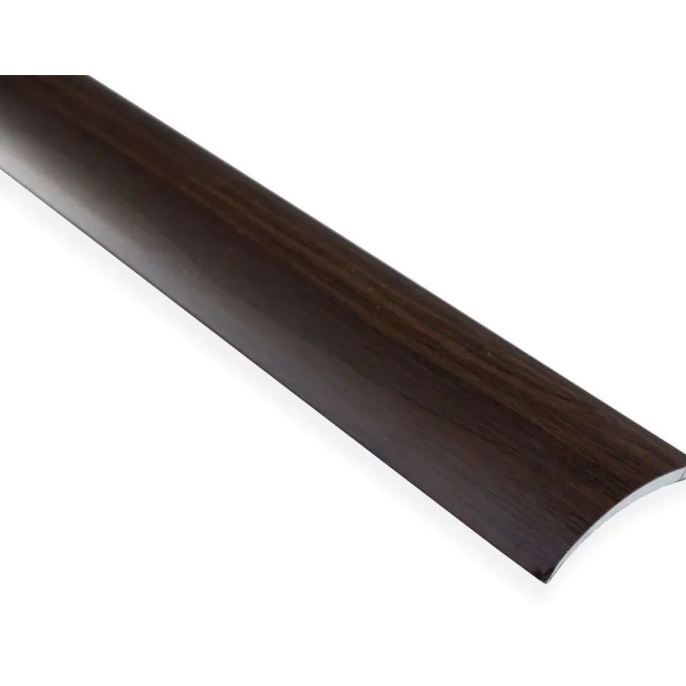 Eritasolista Maler sileä 0-10mm 6,2x41x1000mm alumiini tarra tumma pähkinä