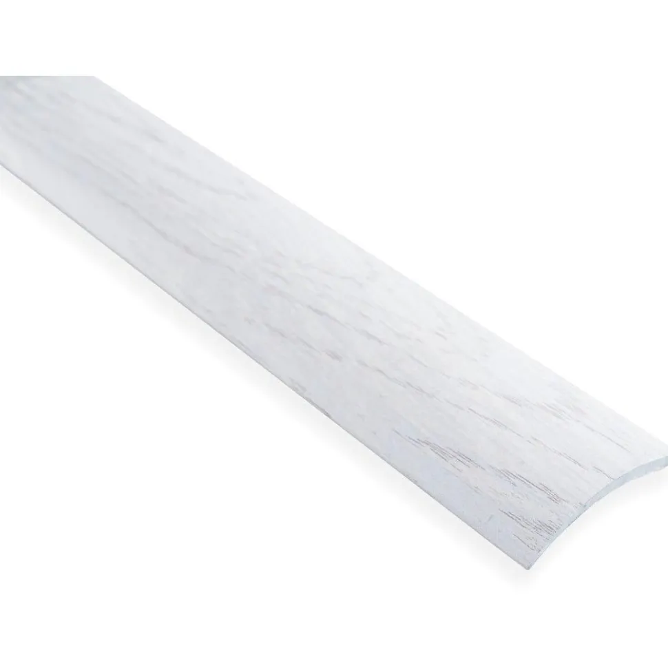 Eritasolista Maler sileä 0-10mm 6,2x41x1000mm alumiini tarra valkaistu tammi