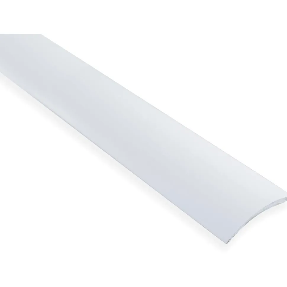 Eritasolista Maler sileä 0-10mm 6,2x41x2000mm alumiini tarra valkoinen maalattu