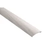 Eritasolista Maler sileä 0-10mm 6,2x41x2000mm alumiini tarra valkotammi