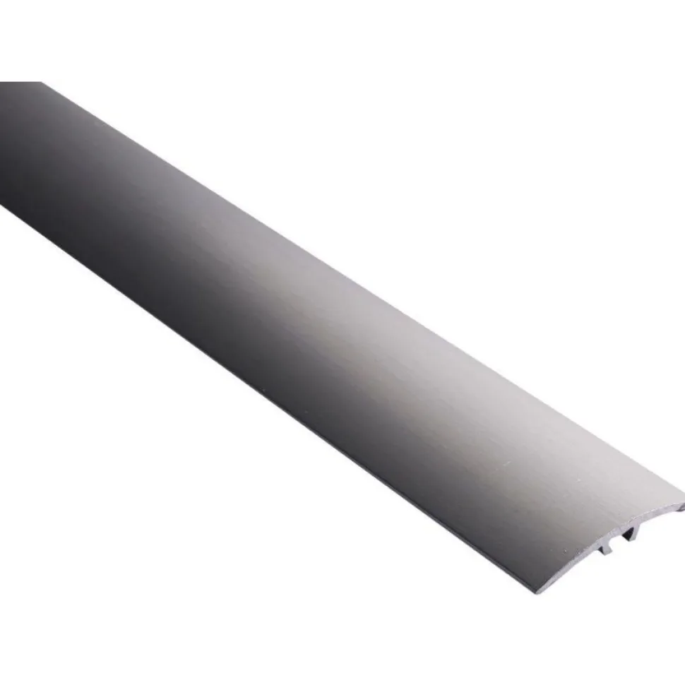 Eritasolista Maler sileä 0-10mm 5x40x1000mm alumiini tulppa harjattu grafiitti