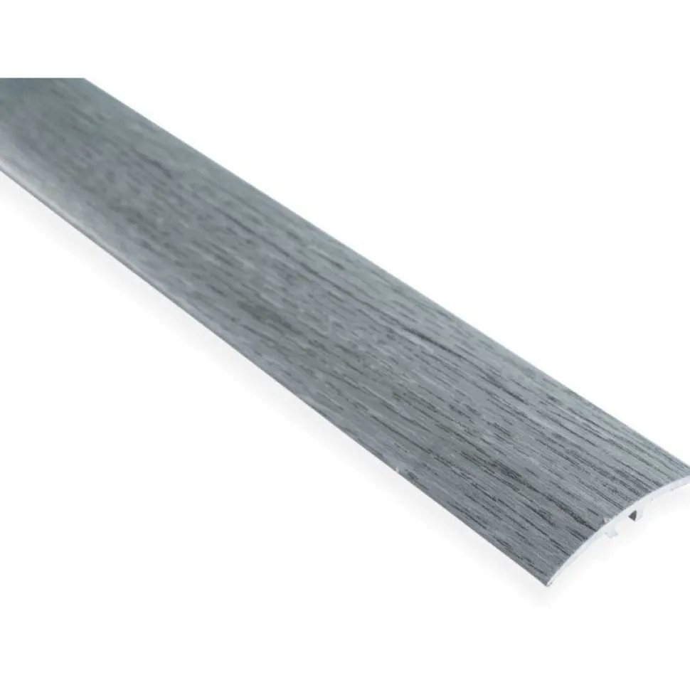Eritasolista Maler sileä 0-10mm 5x40x2000mm alumiini tulppa harmaa tammi