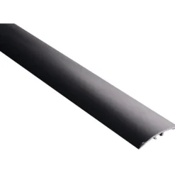 Eritasolista Maler sileä 0-10mm 5x40x1000mm alumiini tulppa musta anodisoitu