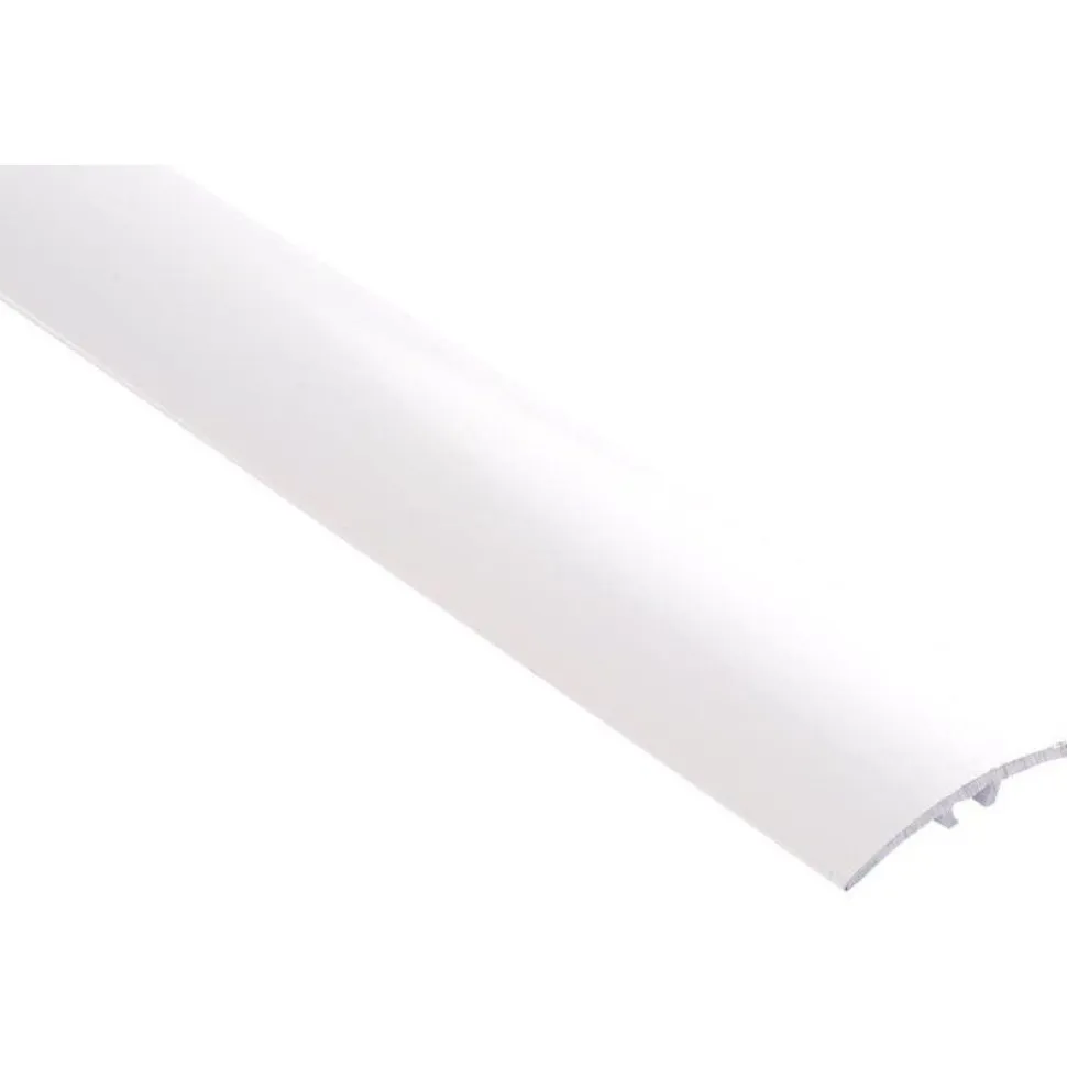 Eritasolista Maler sileä 0-10mm 5x40x1000mm alumiini tulppa valkoinen